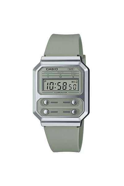 Casio Mens Watch A100wef-3aef, Quartz, 33mm, 3atm