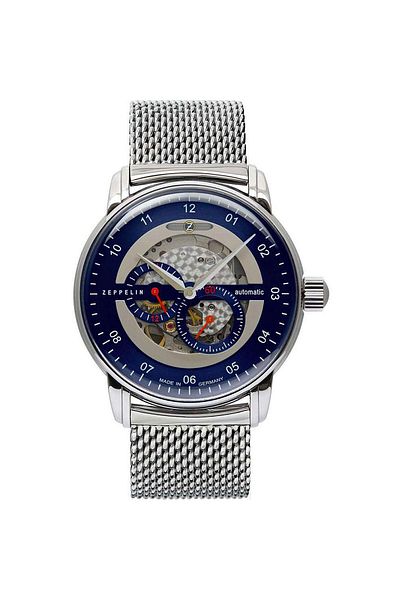 Zeppelin Mens Watch 8664m-3, Automatic, 43mm, 5atm