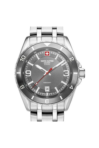 Swiss Alpine Military Mens Watch Swiss Military 7034.1132, Quartz, 42mm, 10atm
