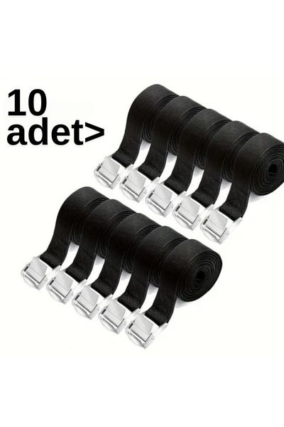 Acs Bisiklet Kilit Tokalı Germe Kayışı 3 Metre (10 ADET)