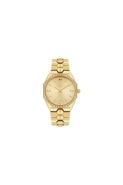 Police Γυναικείο ρολόι Police PL16038BSG.22M, Quartz, 35mm, 3ATM