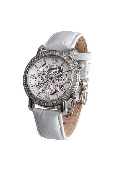 Carl Von Zeyten Mens Watch Cvz0062wh, Automatic, 40mm, 5atm