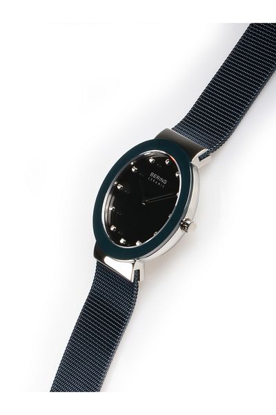 Bering Ceas de damă 11435-387, cuarț, 34mm, 3atm