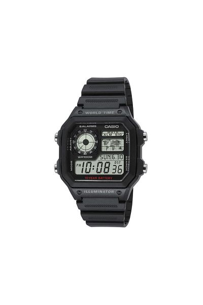 Casio Ανδρικό ρολόι Casio AE-1200WH-1AVEF, Quartz, 42mm, 10ATM