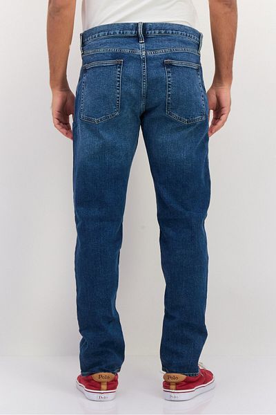 GAP Men Straight Fit Washed Stretchable Jeans, Blue