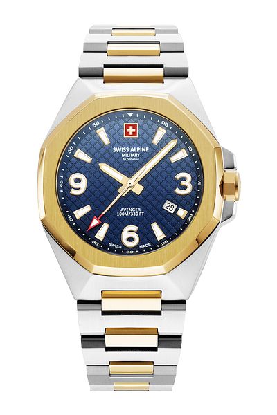 Swiss Alpine Military Mens Watch Swiss Military 7005.1145, Quartz, 42mm, 10atm