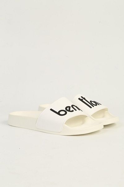 Benetton Bn-1432 Model White Women's Slippers