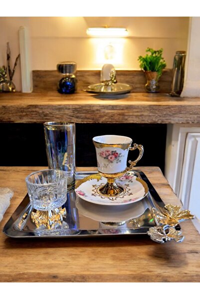 liveisthome Kahve Yanı 6'lı Ayaklı Draje Şeker Lokumluk