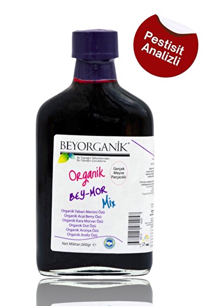 BEYORGANİK Organik Bey Mor Mix 260gr (PESTİSİT VE AĞIR METAL ANALİZLİ)