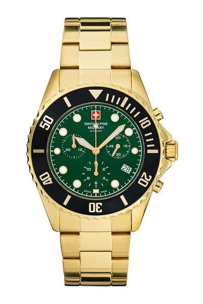 Swiss Alpine Military Mens Watch Swiss Military 7053.9114, Quartz, 42mm, 10atm