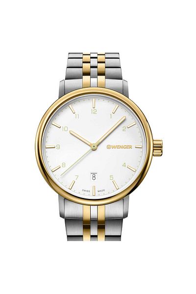 Wenger Mens Watch 01.1731.122, Quartz, 40mm, 10atm