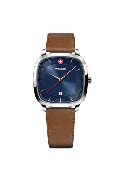 Wenger Mens Watch 01.1921.106, Quartz, 37mm, 5atm