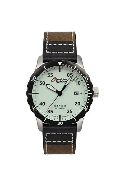 Zeppelin Mens Watch 7268-5, Automatic, 43mm, 20atm