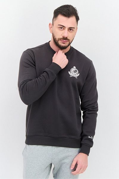 New Balance Men Sportswear Fit Long Sleeves Outdoor Sweatshirt, Grey