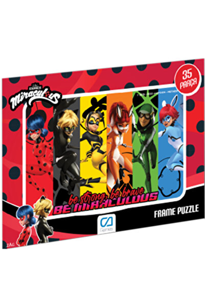 CA Games C&A Games Miraculous-2 Lisanslı 35 Parça Frame Puzzle