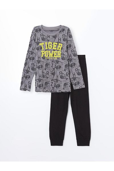 LC Waikiki Lcw Kids Crew Neck Boy Pajamas Set