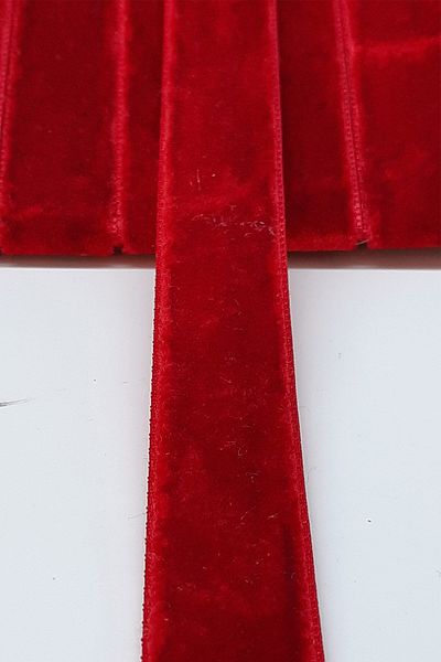 Hayalperest boncuk Red Velvet Ribbon 2 cm