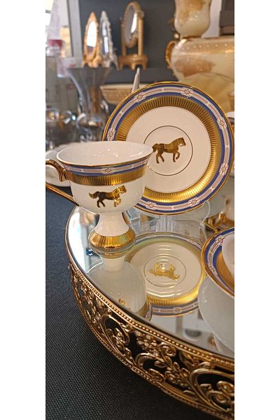 LOKMAN ZÜCCACİYE Acar Taylor Porcelain 6 Person Coffee Cup Set