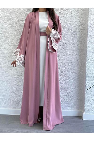 MELEK ARAZ Ροζ Elif Model Abaya
