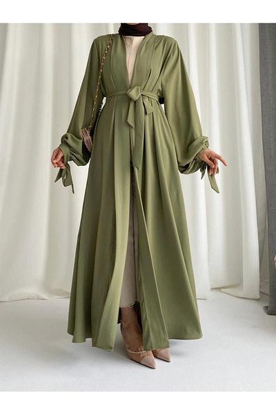 MELEK ARAZ Χακί Hanzade Abaya