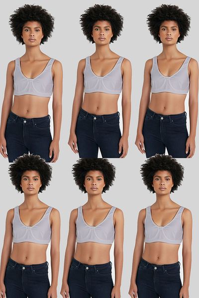 Belifanti Collection 6 Pieces Gray Mother Half Tank Top