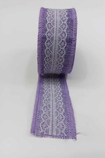 Hayalperest boncuk Panglică Dantela de In Culoare Liliac 4 Cm