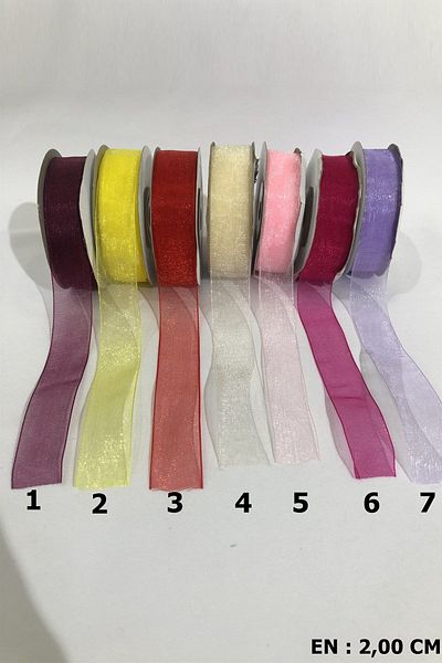 Hayalperest boncuk Κορδέλα Organza 2 εκ
