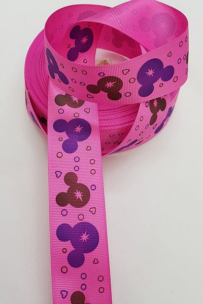 Hayalperest boncuk Φούξια Hello Kıtty Κορδέλα Grosgrain με σχέδιο 3 εκ
