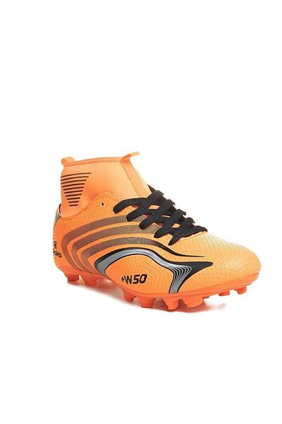 Lion Παπούτσια ποδοσφαίρου Crampon με κάλτσες 435 Πορτοκαλί