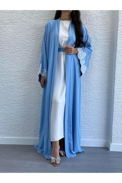 MELEK ARAZ Blue Elif Abaya