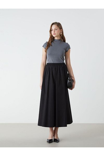 LC Waikiki Γυναικεία φούστα με φούστα LCW Modest με ελαστική μέση