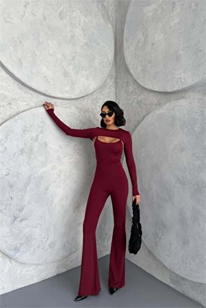 Dipmoda Dipmoda Γυναικεία Ισπανική Ολόσωμη Φόρμα με Λεπτομέρεια Μπολερό σε Βο...