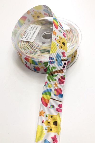 Hayalperest boncuk Κορδέλες Grosgrain με σχέδιο 2,5 cm 1 Mt