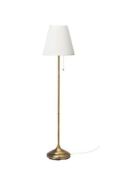 Primo Plus مصباح أرضي أبيض/ذهبي 155×36 سم