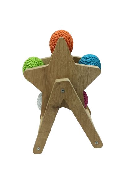 TİNEKE Cat Scalloping Toy Five Colors Swively Cat Toy