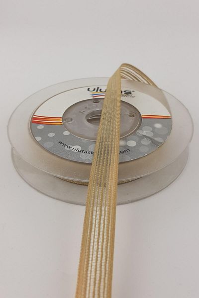 Hayalperest boncuk Κορδέλα 10 Mt Linen Effect - 1 cm