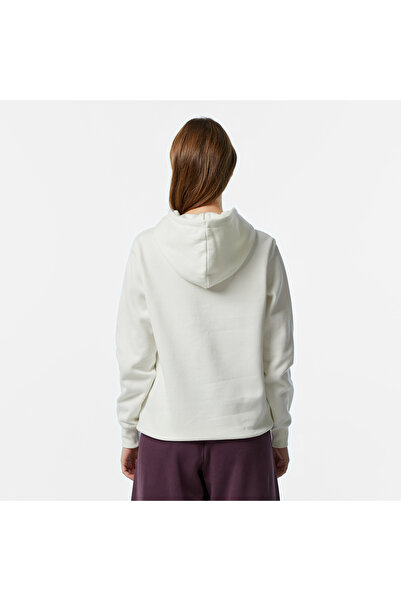 Champion Script Shop Hooded Sweatshirt Beyaz Kadın Kapüşonlu Sweatshirt -117529-WW003
