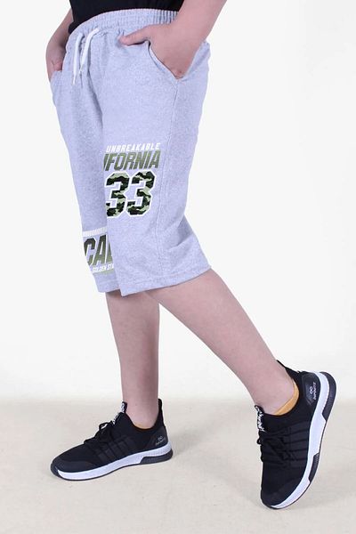 FYK COLLECTİON Unbreakable Printed Boy's Double Pocket Capri