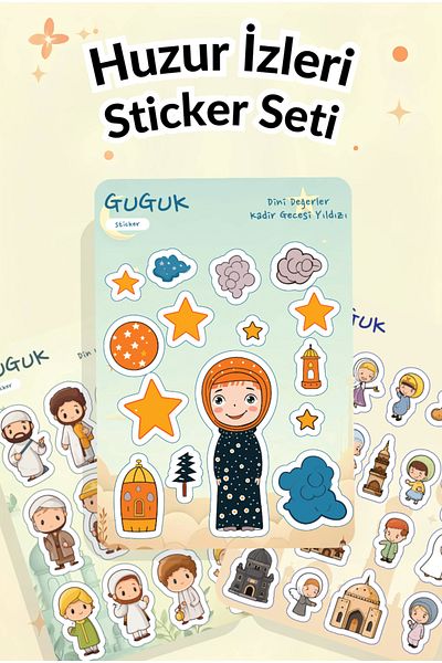 GUGUK Traces of Peace Sticker Leaves Set