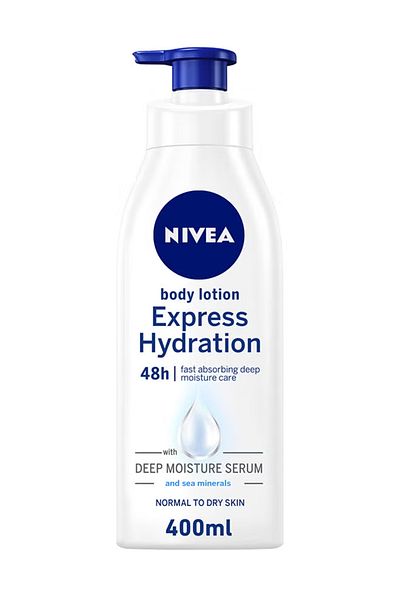 NIVEA Express Hydration Body Lotion, Sea Minerals, Normal To Dry Skin 400ml