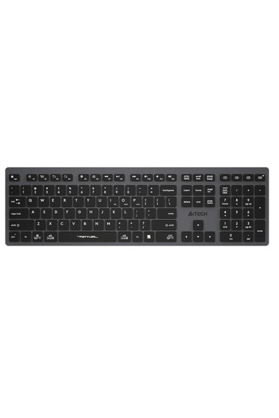 Universal A4 Tech Fstyler FBX50C Gri Bluetooth+2.4G Nano Fn Şarjlı Multimedya Klavye