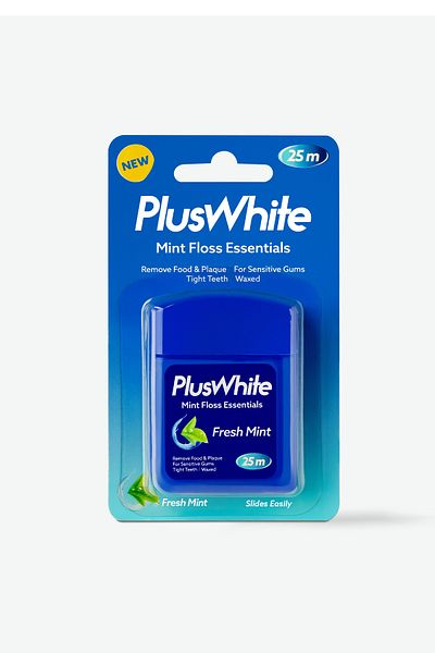 Plus White Mint Floss Essentials Mint Dental Floss 25m