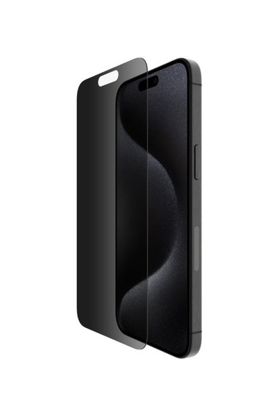 Belkin ScreenForce InvisiGlass Privacy Treated Screen Protector - iPhone 16 P...