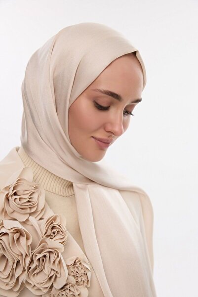 cs camellia scarf Şal Idol Saten Janjan - Piatră