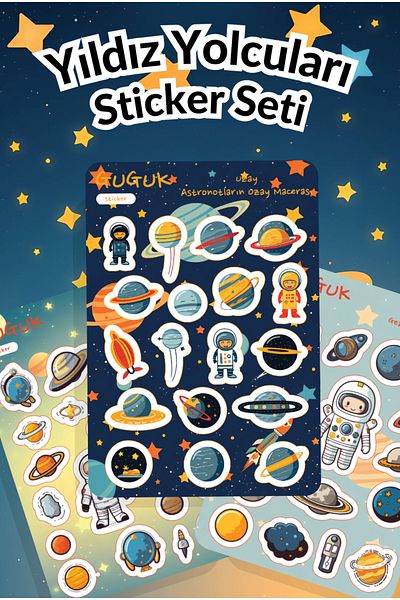 GUGUK Star Travelers Sticker Leaves Set