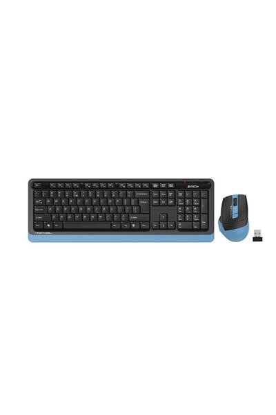 Universal A4 tech fg1035 2.4g blue q fn-mm klv+optical mouse set