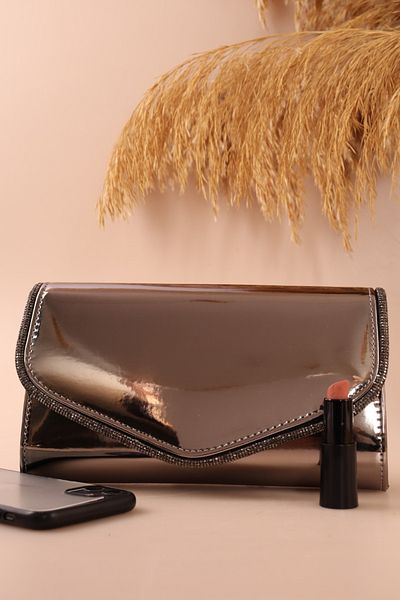 weem bag Κομψή τσάντα βραδινού φορέματος Weembag 118 Mirror Stripe