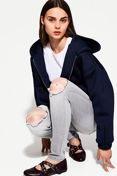 Bershka Low-waist skinny jeans