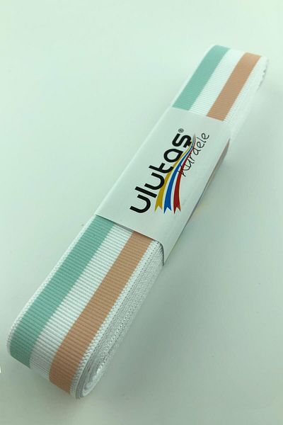Hayalperest boncuk Κορδέλα Grosgrain 10 Mt ριγέ
