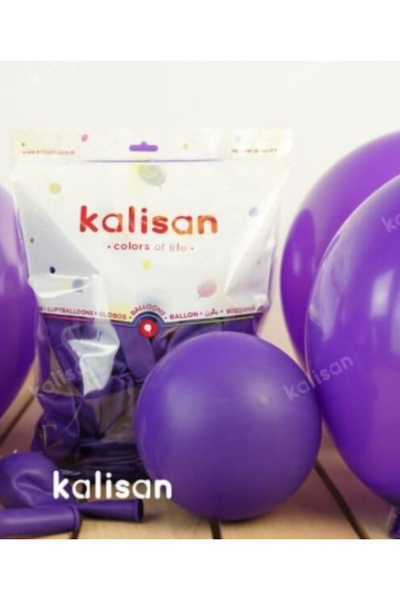 Çemrek Süs Parti Kalisan Balon 12 İnç Dekorasyon Balonu 100 lü Paket